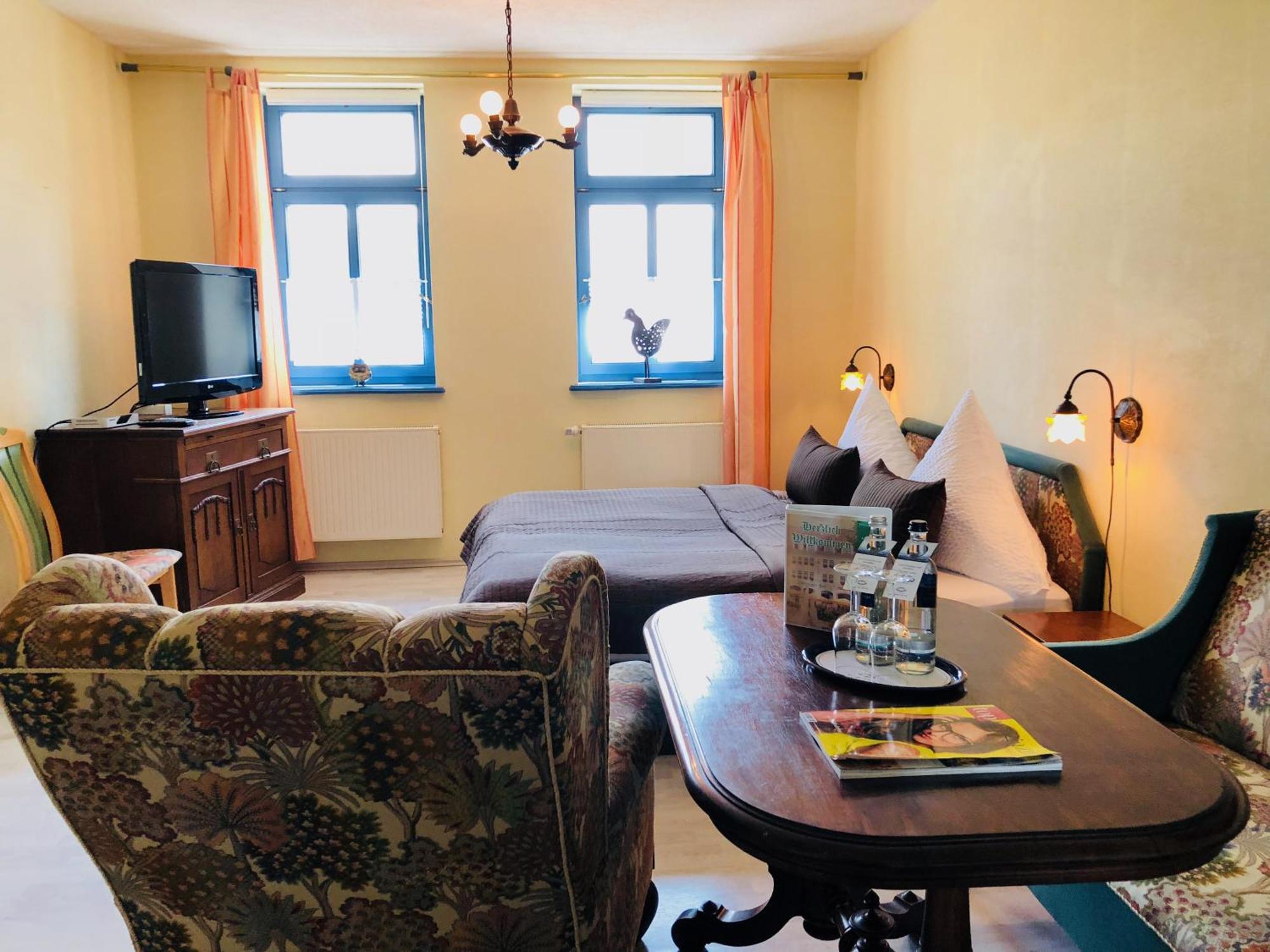 Hotel-Restaurant Thueringer Hof Bad Frankenhausen Quarto foto